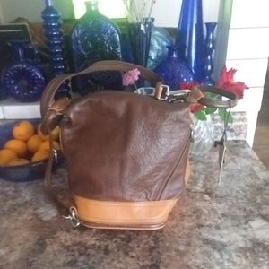 Valentina Leather Shoulder/backpack NWT